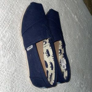Toms Navy Alpargata Shoes